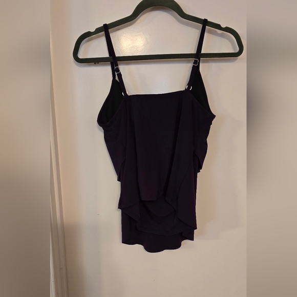 #43 Aqua green swimsuit  top tankini Set size small - Picture 6 of 9